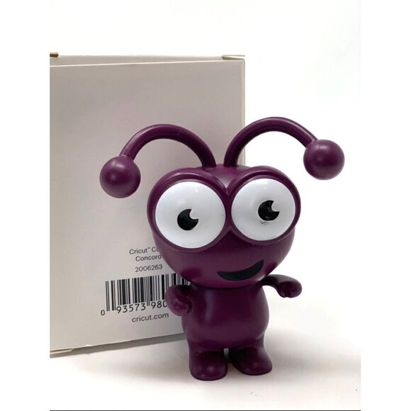 Cricut Cutie CONCORD Purple Cricut Collectible Craft Room Decor Figure Boxed N - Picture 1 of 12